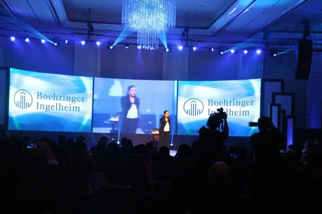 Jessica speaking at Boehringer Ingelheim